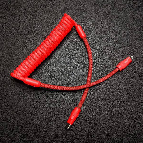 "Curly Chubby" New Spring Charge Cable