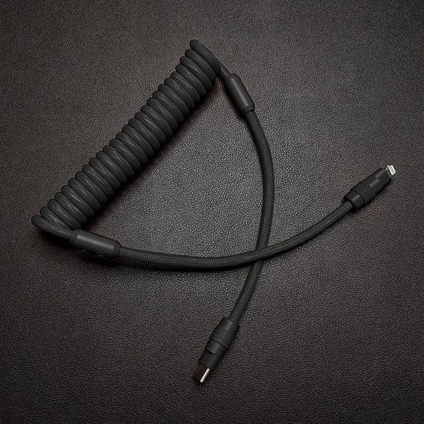 "Curly Chubby" New Spring Charge Cable