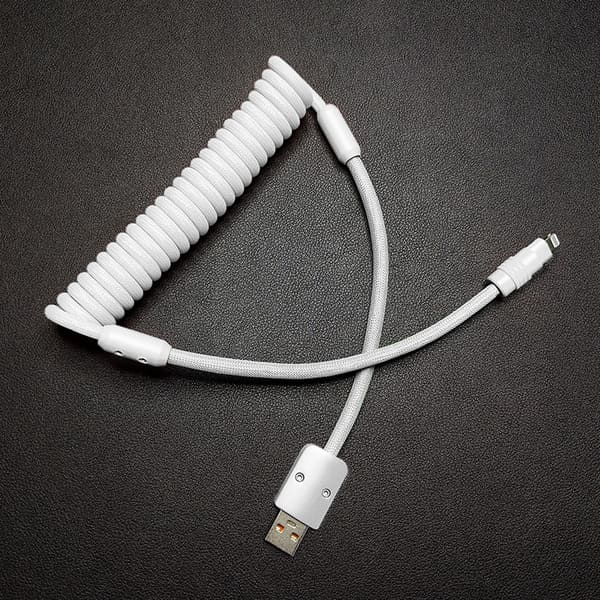 "Curly Chubby" New Spring Charge Cable