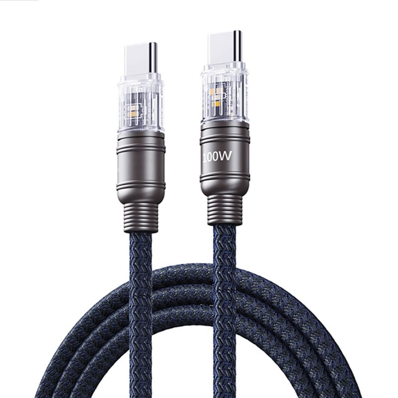 "Cyber" 100W Fast Charging Cable with Light