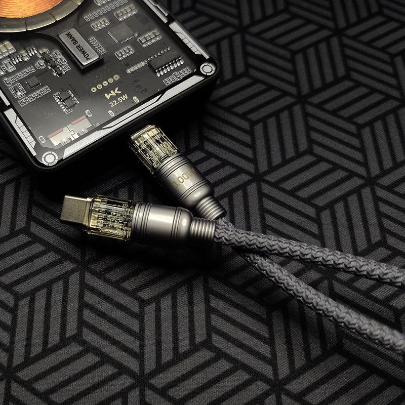 "Cyber" 100W Fast Charging Cable with Light