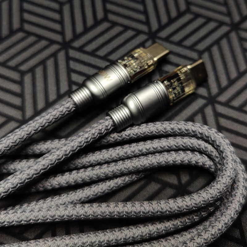 "Cyber" 100W Fast Charging Cable with Light