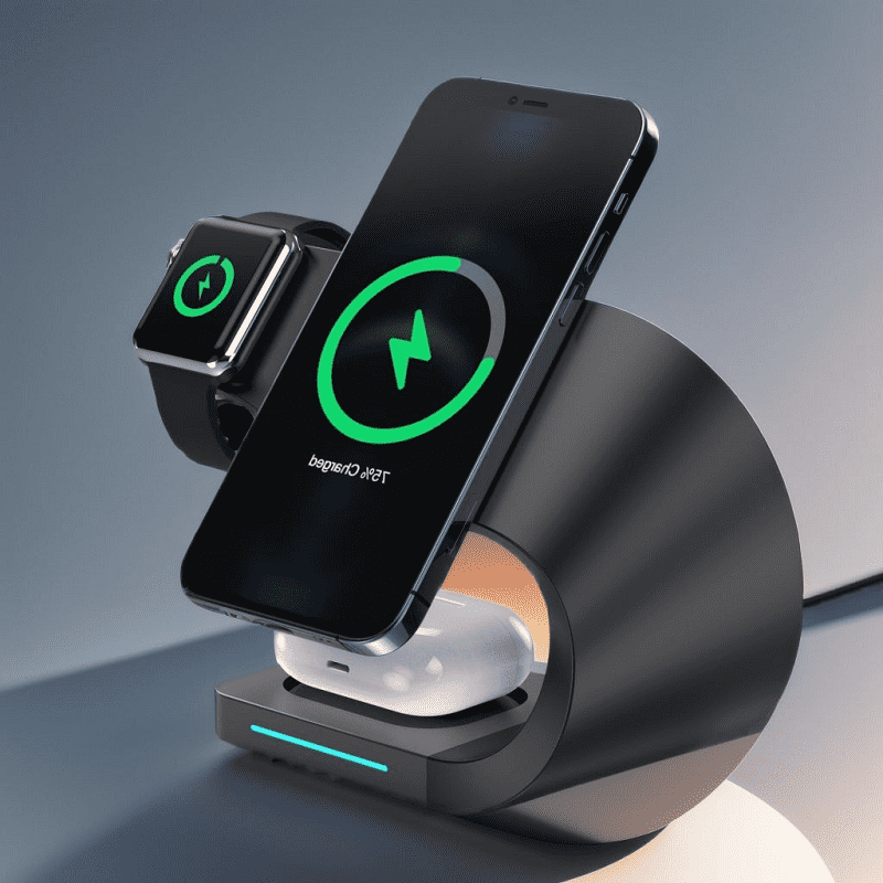 "Cyber" 4-in-1 MagSafe Magnetic Wireless Charging