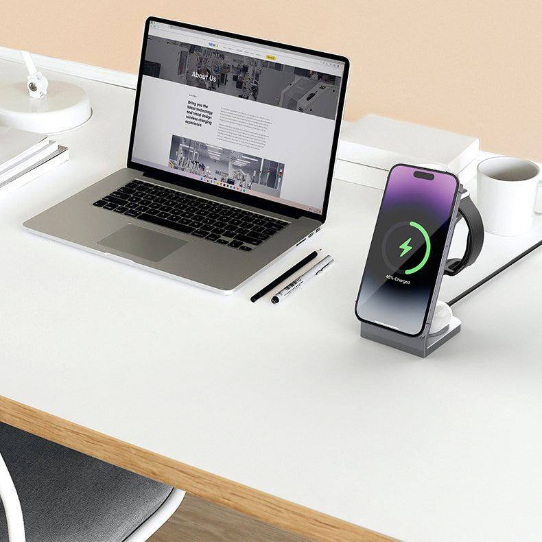 "Cyber" MagSafe 3-in-1 Folding Magnetic Wireless Charger