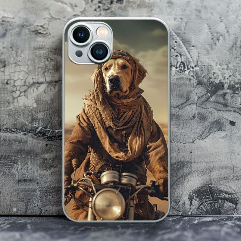 "DesertGoldRiderCase" Special Designed Glass Material iPhone Case