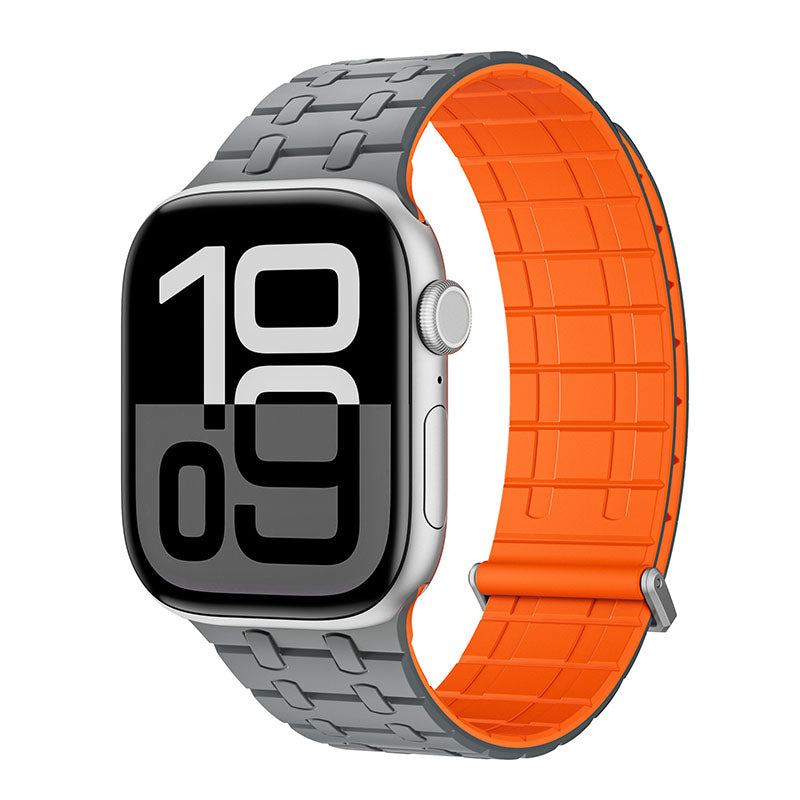 "Dual-tone" Magnetic Silicone Loop Watch For Apple Watch