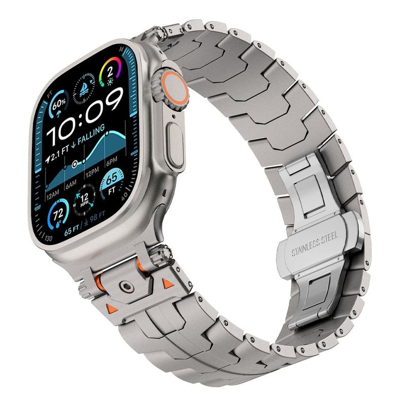 "Elegance Mecha" Stainless Steels Band For Apple Watch