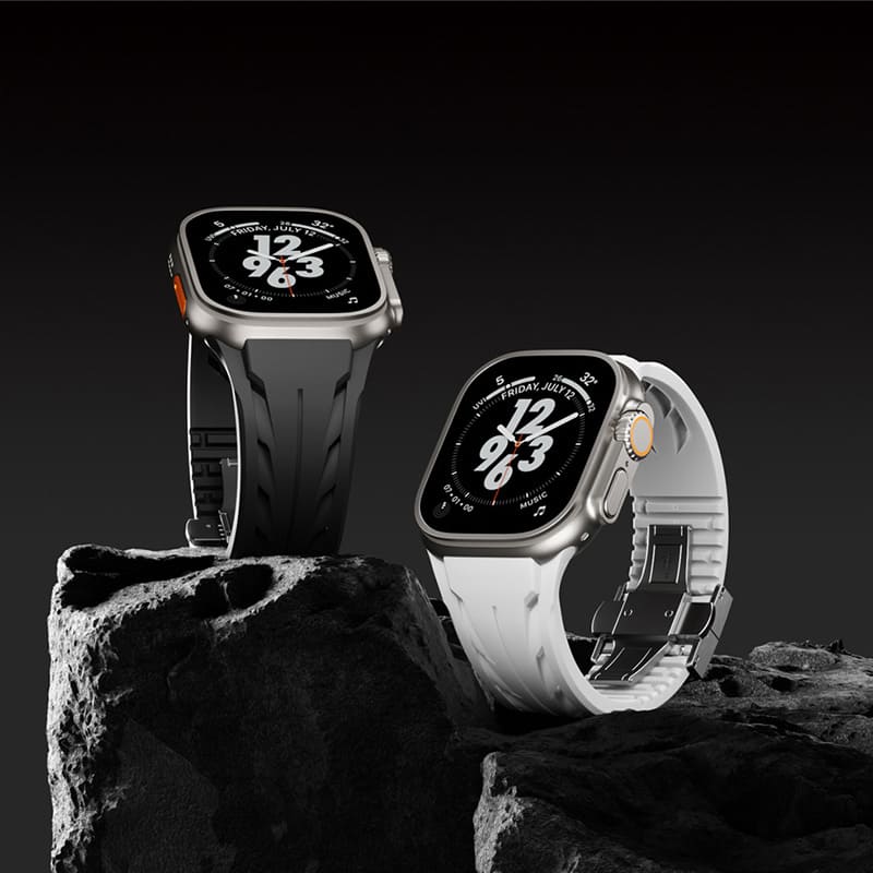 "Elegance Redefined" Silicone Sport Band For Apple Watch