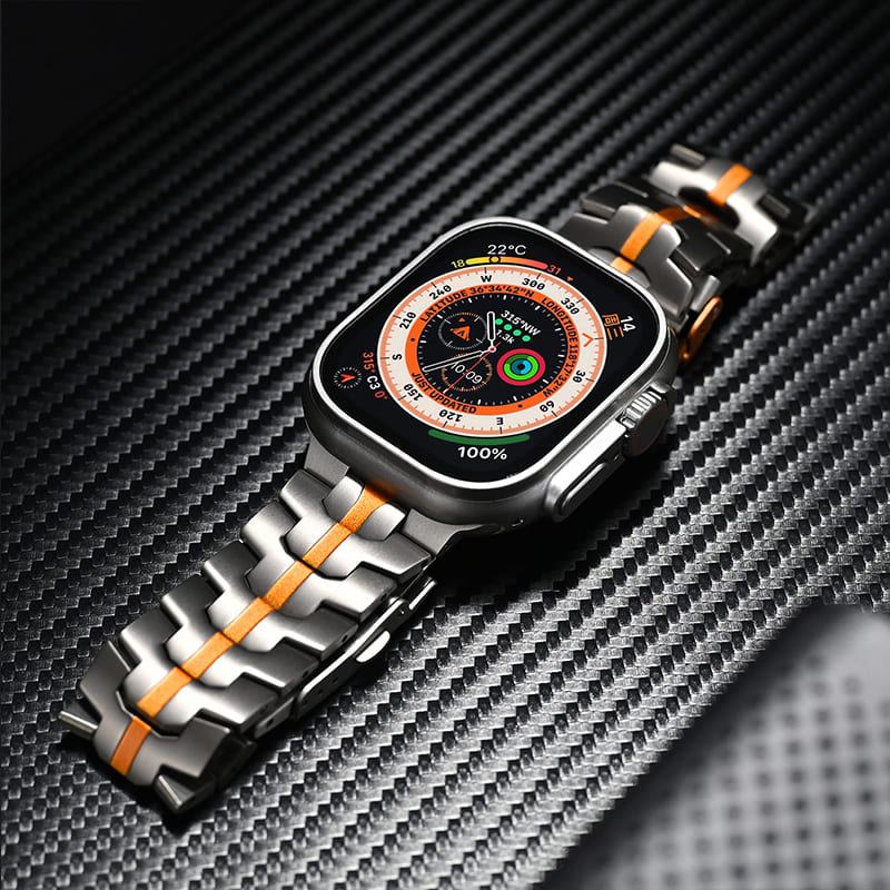 "Elegance Redefined" Titanium Alloy Apple Watch Band