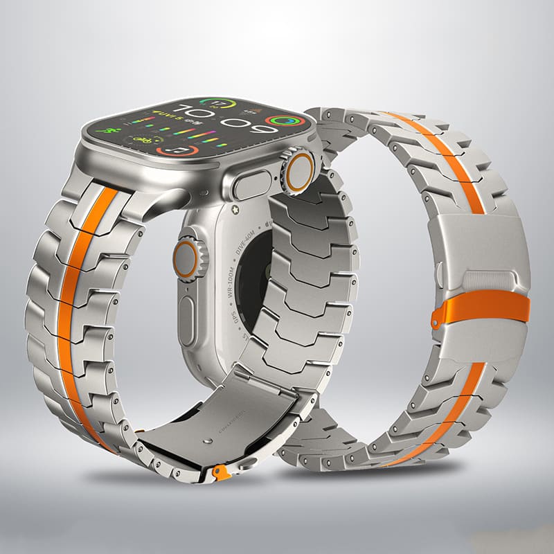 "Elegance Redefined" Titanium Alloy Apple Watch Band