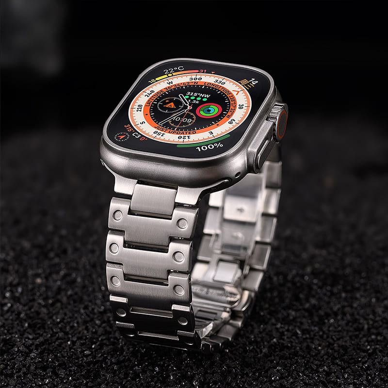 Elegance Stainless Steel & Titanium Alloy Band for Apple Watch