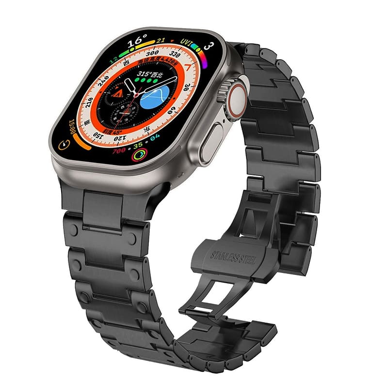 Elegance Stainless Steel & Titanium Alloy Band for Apple Watch