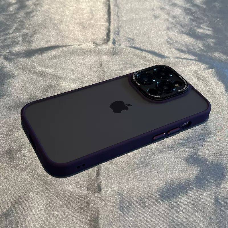 Frosted iPhone Case With Metal Lens