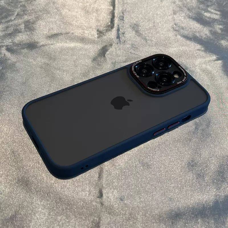 Frosted iPhone Case With Metal Lens