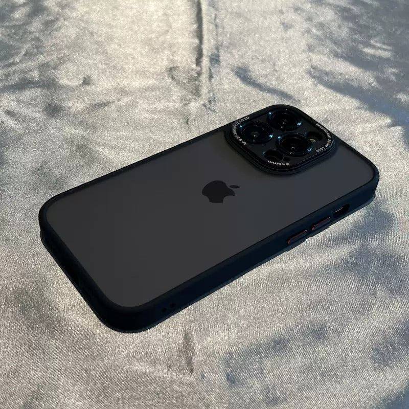 Frosted iPhone Case With Metal Lens