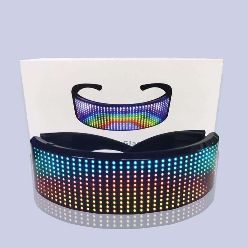 Full Color Luminous Seven Color Changing Controllable DIY Glasses