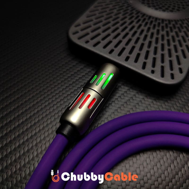 "GlowCharge Pro" 240W 4-in-1 Car Cable with Dynamic Lights