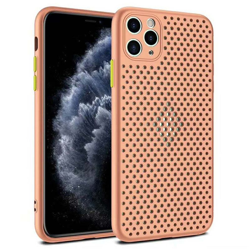 Honeycomb Hollow Heat Dissipation Soft Case For iphone