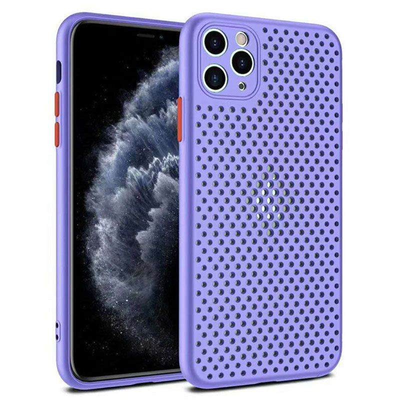 Honeycomb Hollow Heat Dissipation Soft Case For iphone