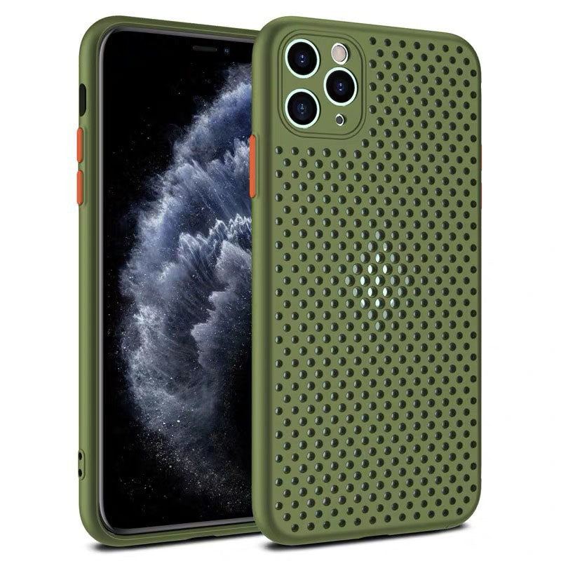 Honeycomb Hollow Heat Dissipation Soft Case For iphone