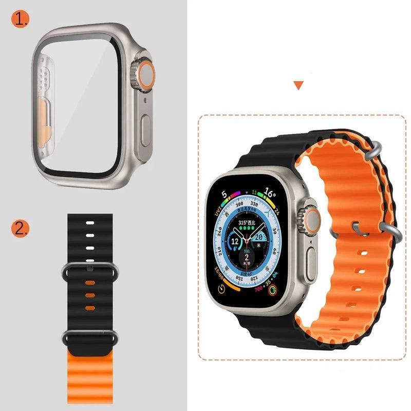 "Instant Ultra Transformation" All-inclusive Protection For Apple Watch - Protective Case & Strap