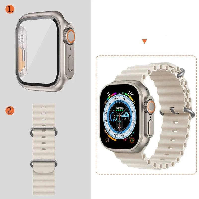 "Instant Ultra Transformation" All-inclusive Protection For Apple Watch - Protective Case & Strap