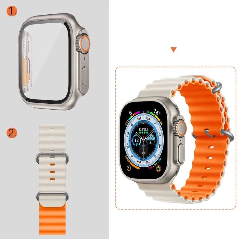 "Instant Ultra Transformation" All-inclusive Protection For Apple Watch - Protective Case & Strap