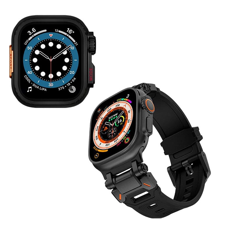 "Instant Ultra Transformation" One-Piece Alloy Bezel Case for Apple Watch