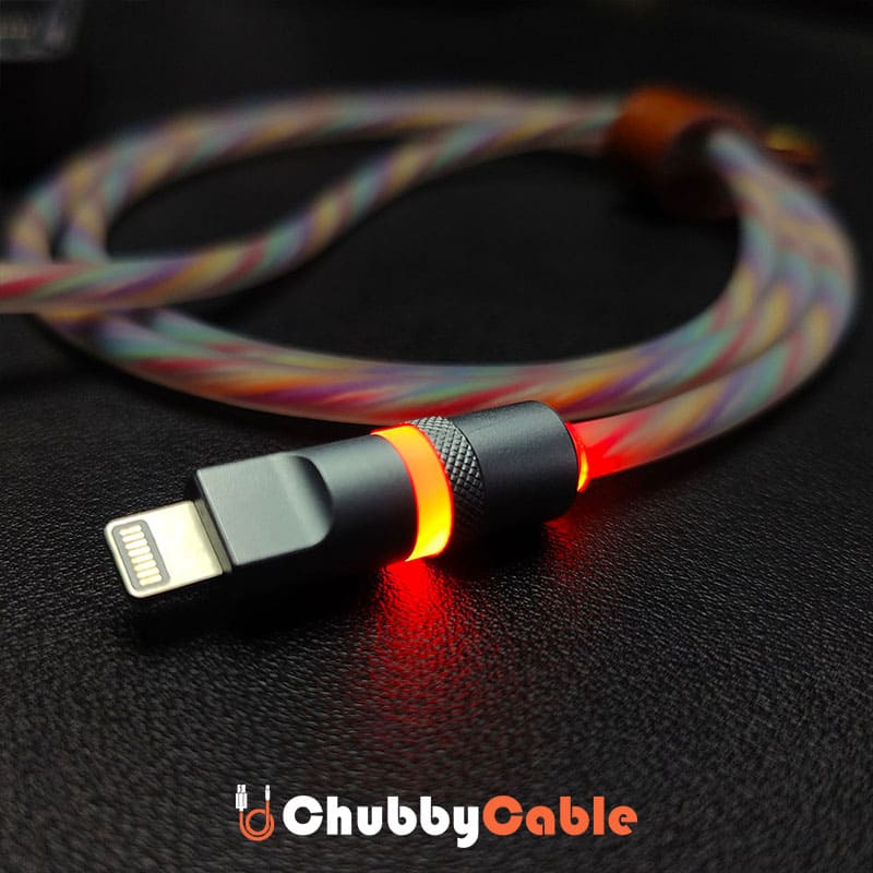 "Kaleidoscope Neon" Special Designed Glowing Fast Charge Cable