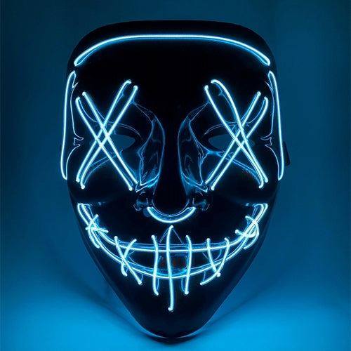 LED Light Mask - Get 50% OFF Mask Discount on Halloween-themed Purchases