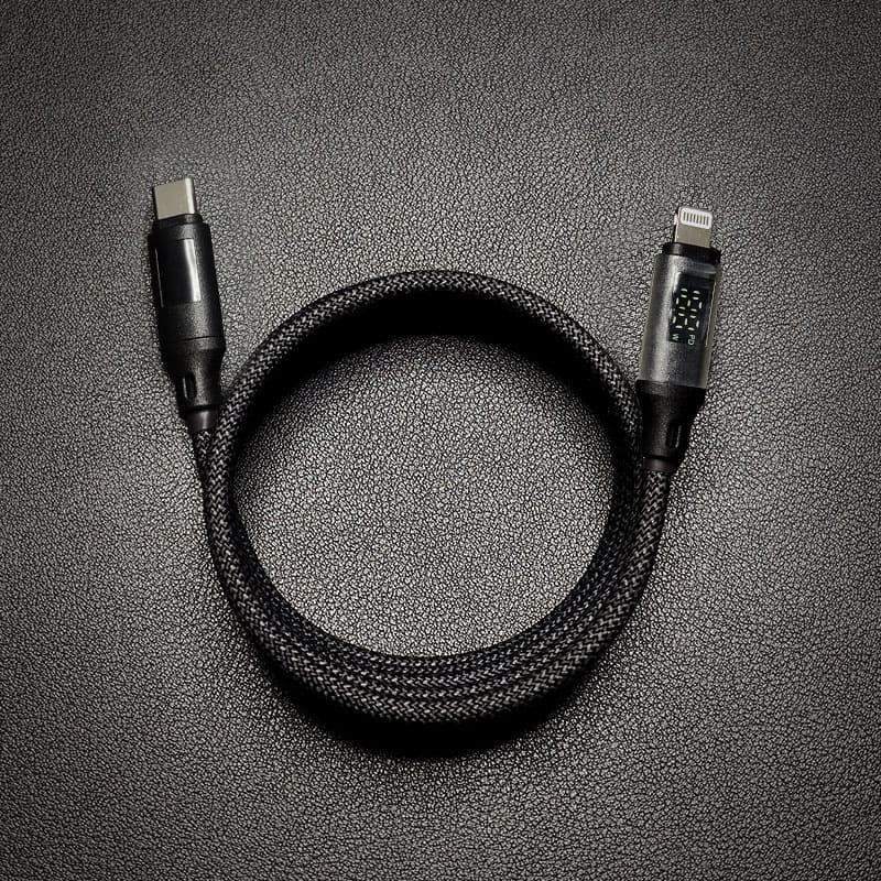 "MagSnap Pro" Magnetic Retractable Charging Cable with LED Display