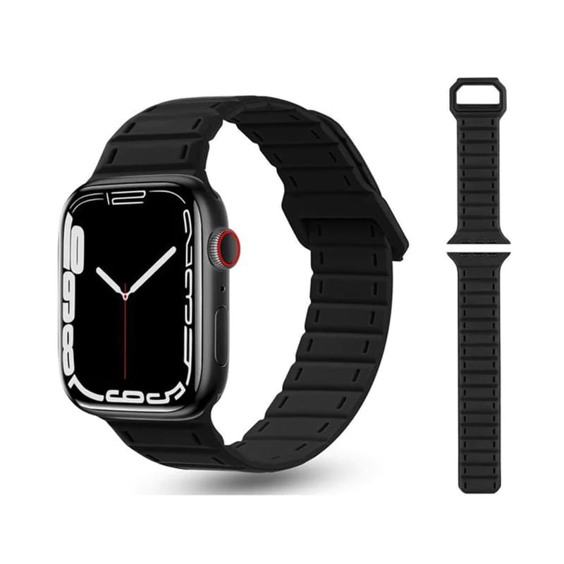 "Magnetic Breathable Band" Two-color Silicone Band For Apple Watch