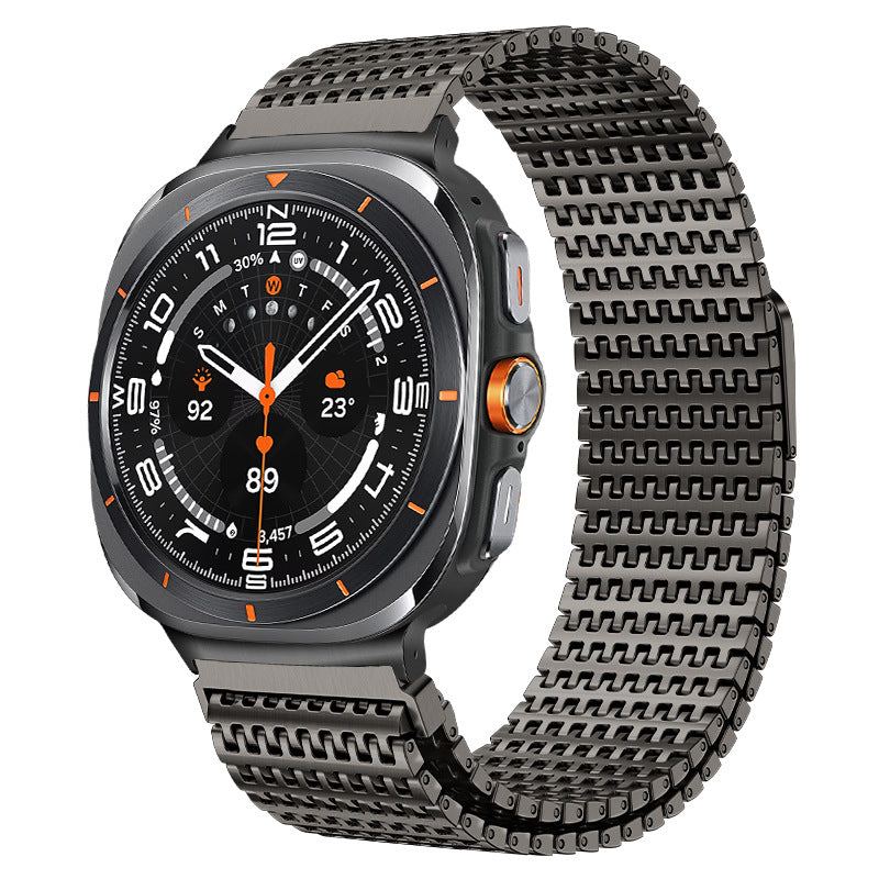 Magnetic Buckle Steel Strap Band for Galaxy Watch Ultra