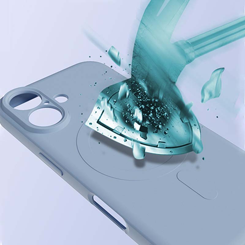 Magnetic Liquid Silicone Drop-Protection Case for iPhone 16pro