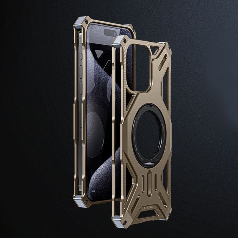 Magnetic Mecha Phone Case with Adjustable Stand