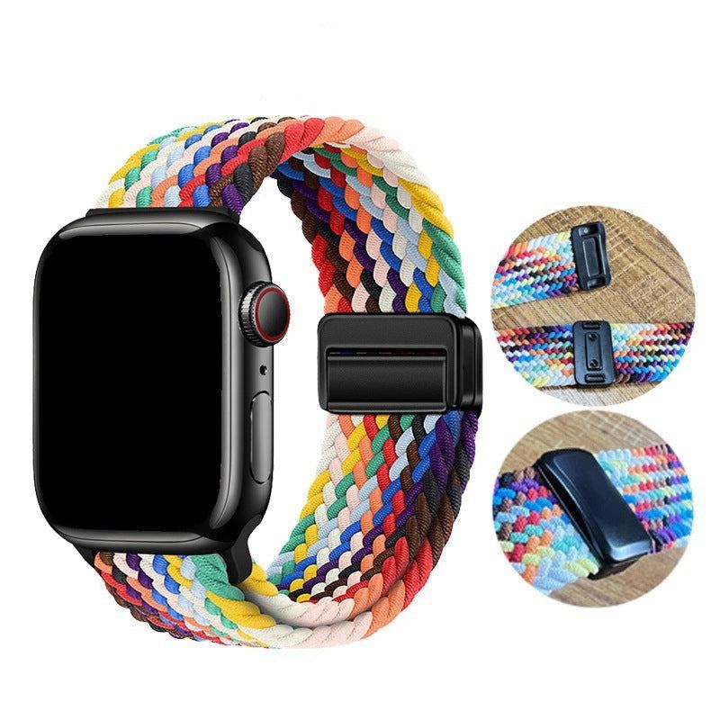 Magnetic Nylon Elastic Band for Apple Watch