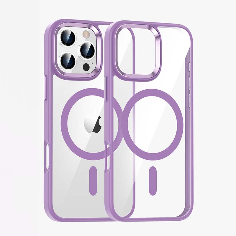 Magnetic Shockproof Transparent Case for iPhone