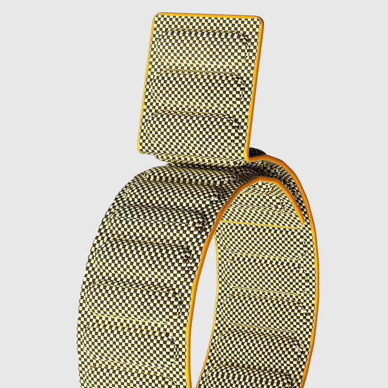 "Magnetic Woven Band" Stylish Denim Nylon Strap For Apple Watch