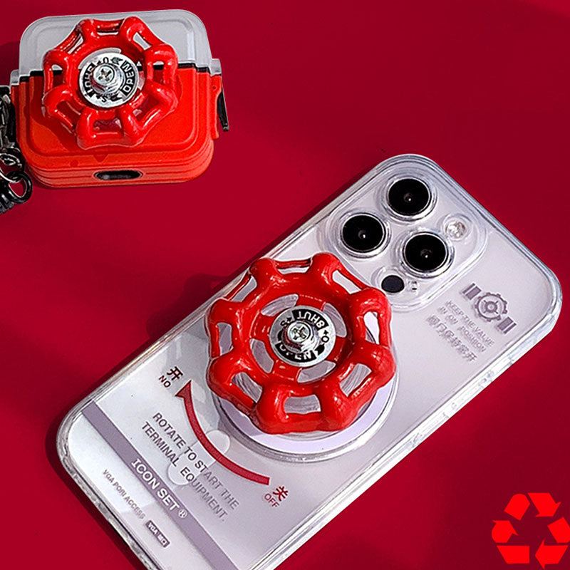 Magsafe Magnetic Suction Phone Case & Grip With Valve Design