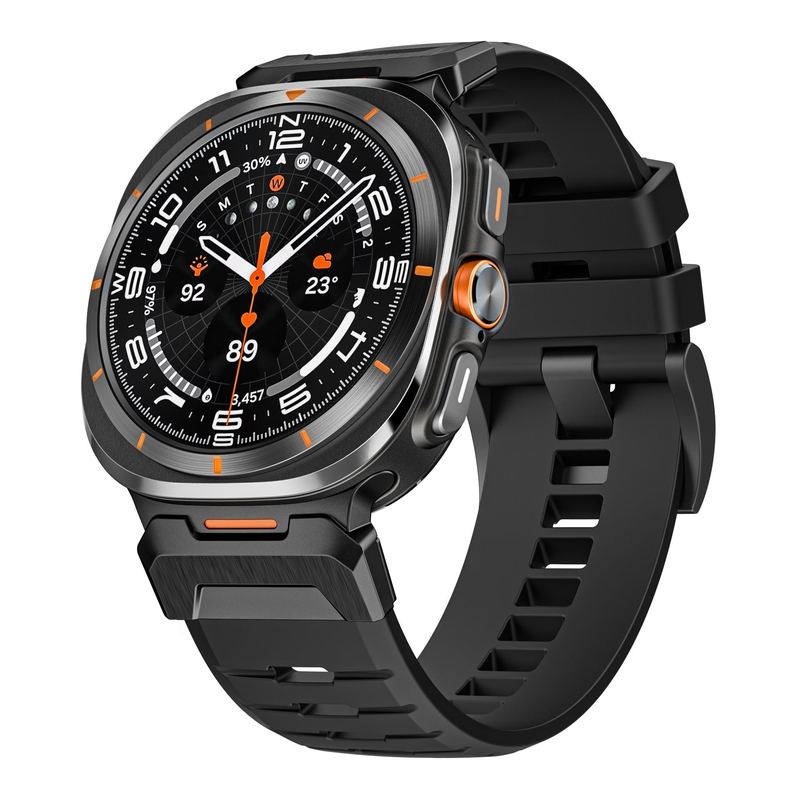 Mecha Style Fluororubber Band for Samsung Galaxy Watch Ultra