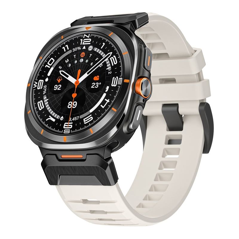 Mecha Style Fluororubber Band for Samsung Galaxy Watch Ultra