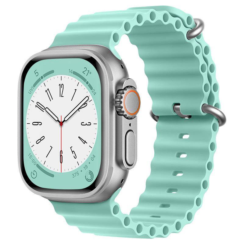 "Mechanical Band" Two-color Silicone Loop For Apple Watch