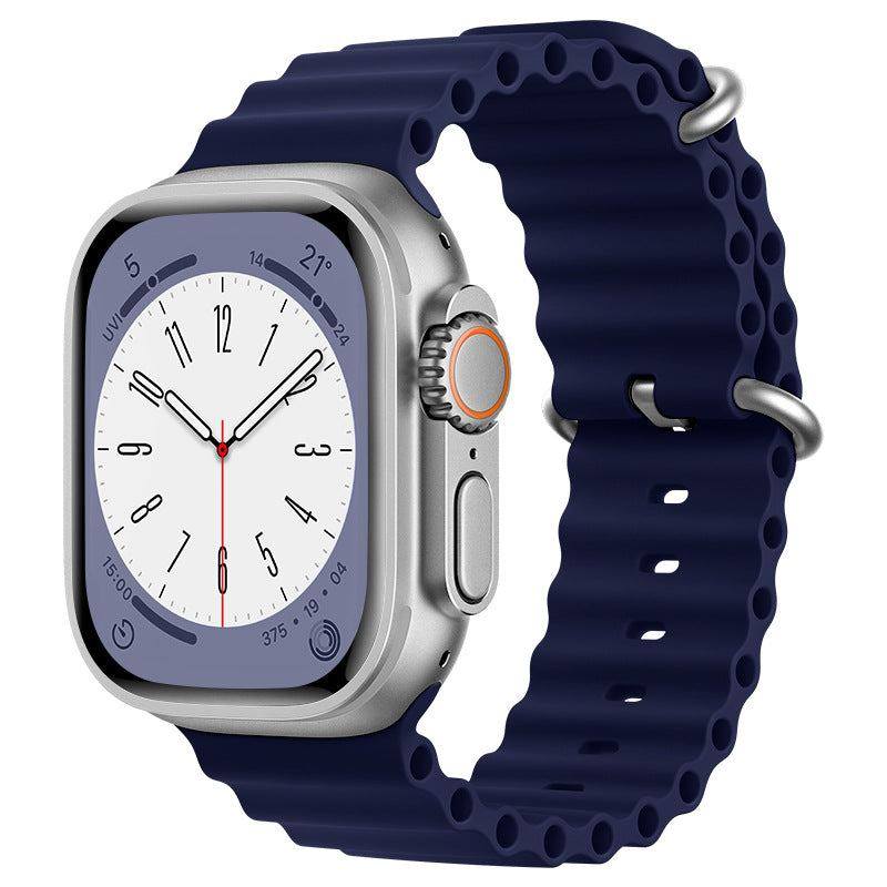 "Mechanical Band" Two-color Silicone Loop For Apple Watch