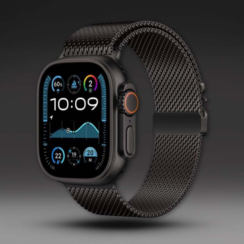 "Milan" Metal Band With Parachute Clasp For Apple Watch