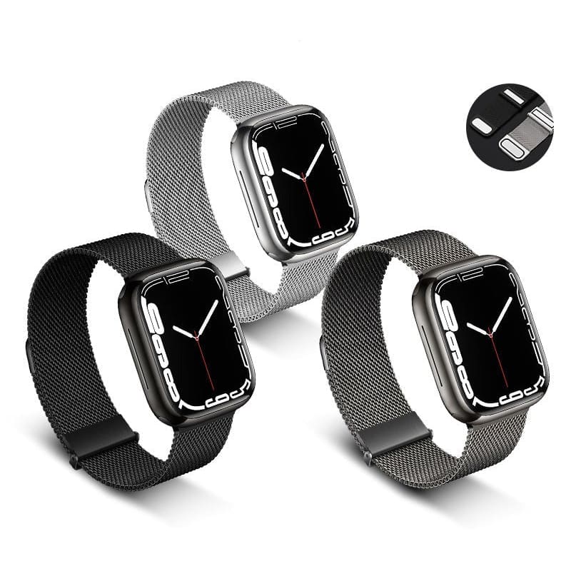 Milanese Dual Magnetic Metal Strap for Apple Watch