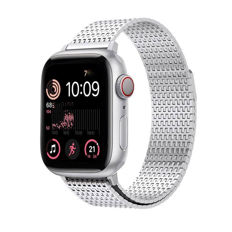 "Milanese iWatch Strap" Premium Magnetic Woven Sports Breathable Stainless Steel Strap