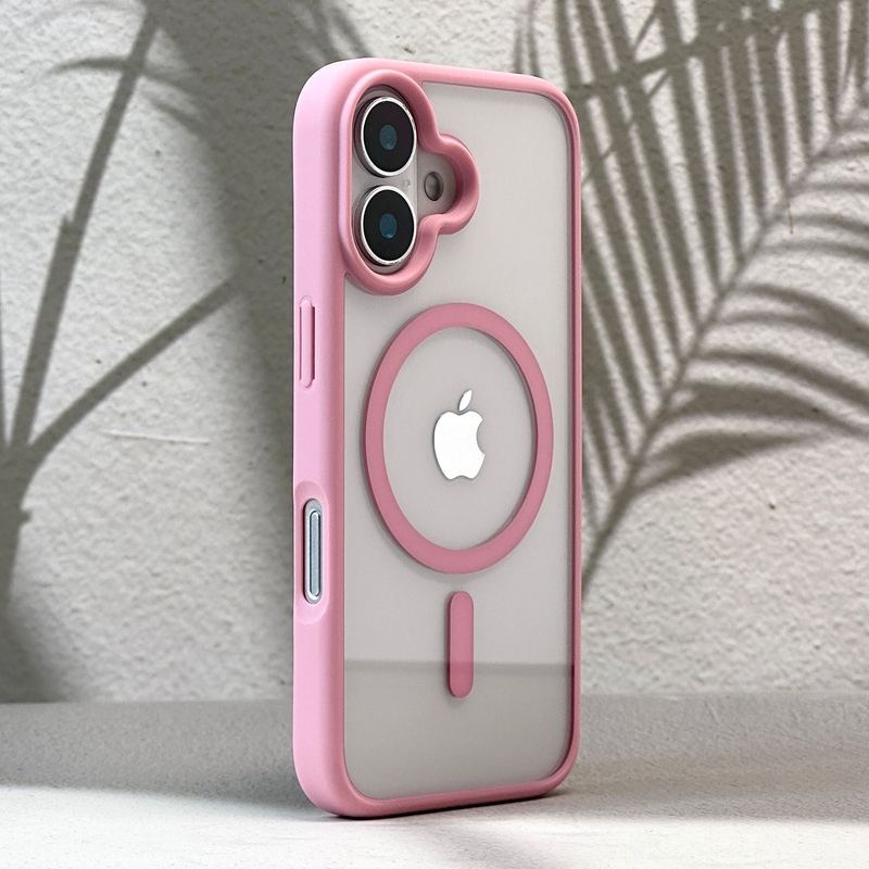 Minimalist Transparent Magnetic Case For iPhone 16