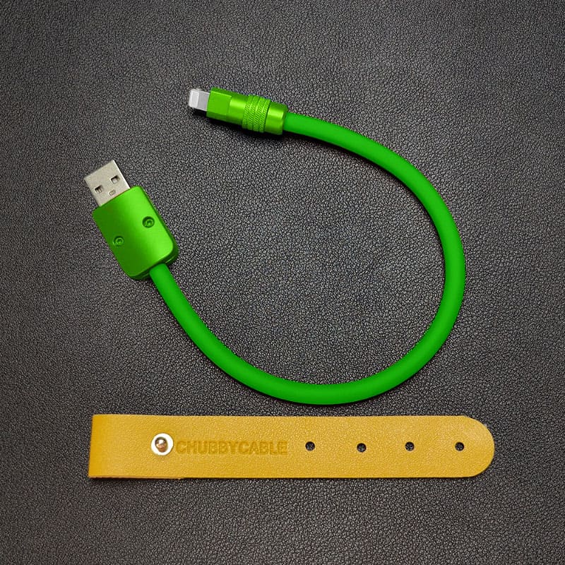 "Monochrome Chubby" Power Bank Friendly Cable - Silicone Material