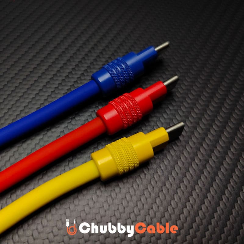 "Monochrome Chubby" Power Bank Friendly Cable - Silicone Material