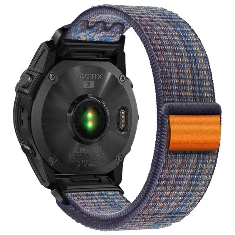 Multi-Color Loopback Nylon Quick Release Strap for Garmin